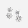 Crystal Tiered Earrings