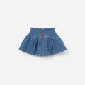 Textured Denim Skirt