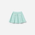 Mint Heart Knit Skirt