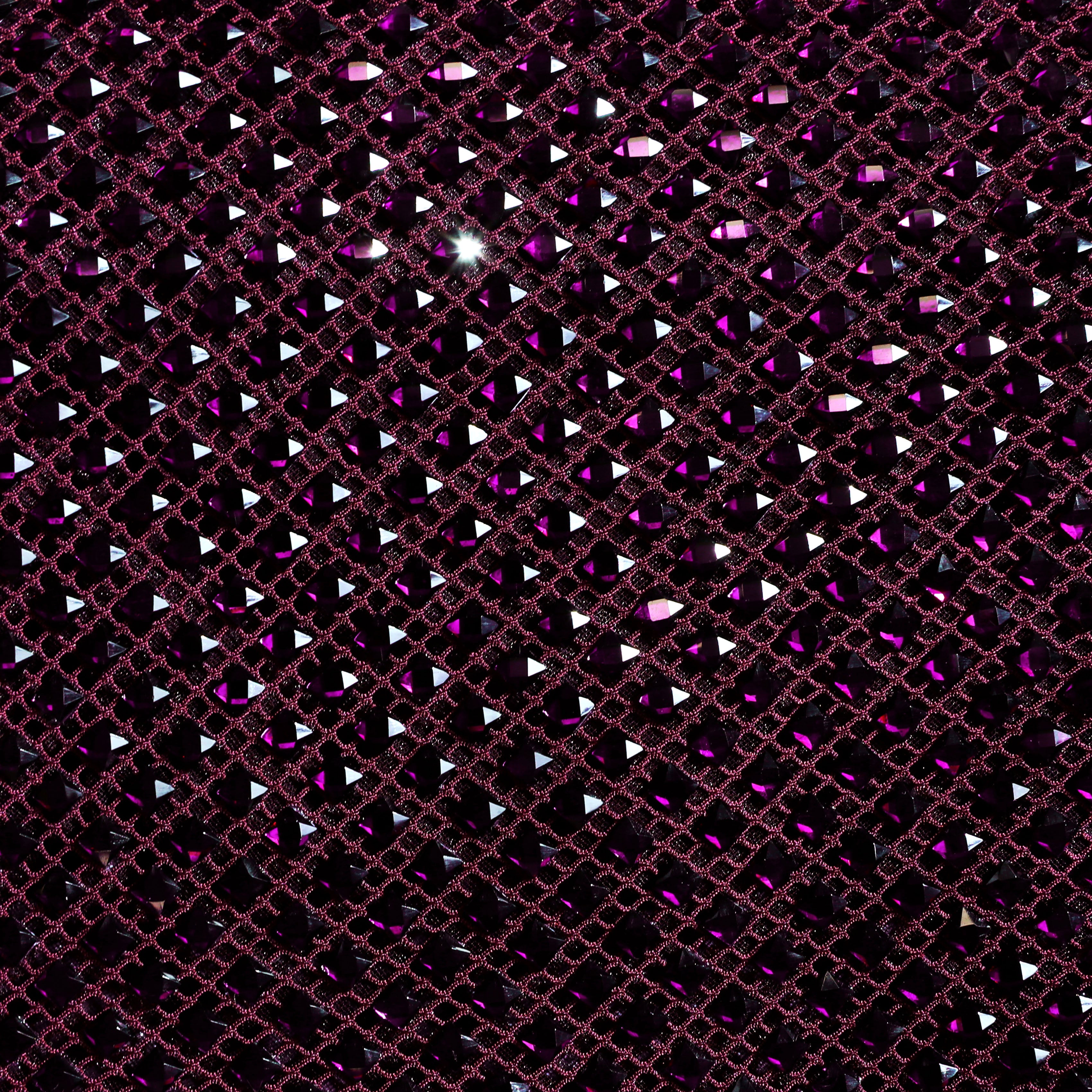 Burgundy Rhinestone Drape Maxi Dress