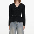 Black Sequin Knit Top