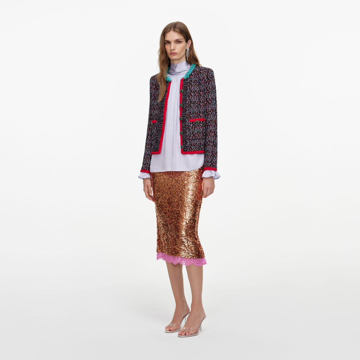 Multi Textured Knit Cardigan