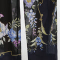 Navy Floral Organza Trousers