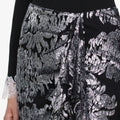 Silver Fil Coupe Midi Skirt
