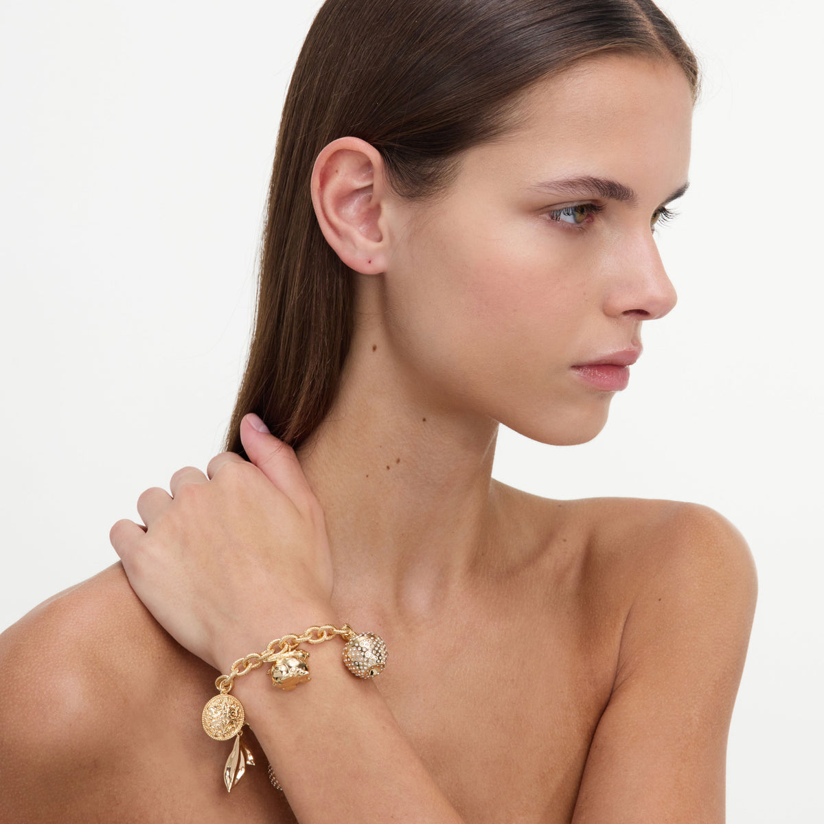 Gold Charm Bracelet
