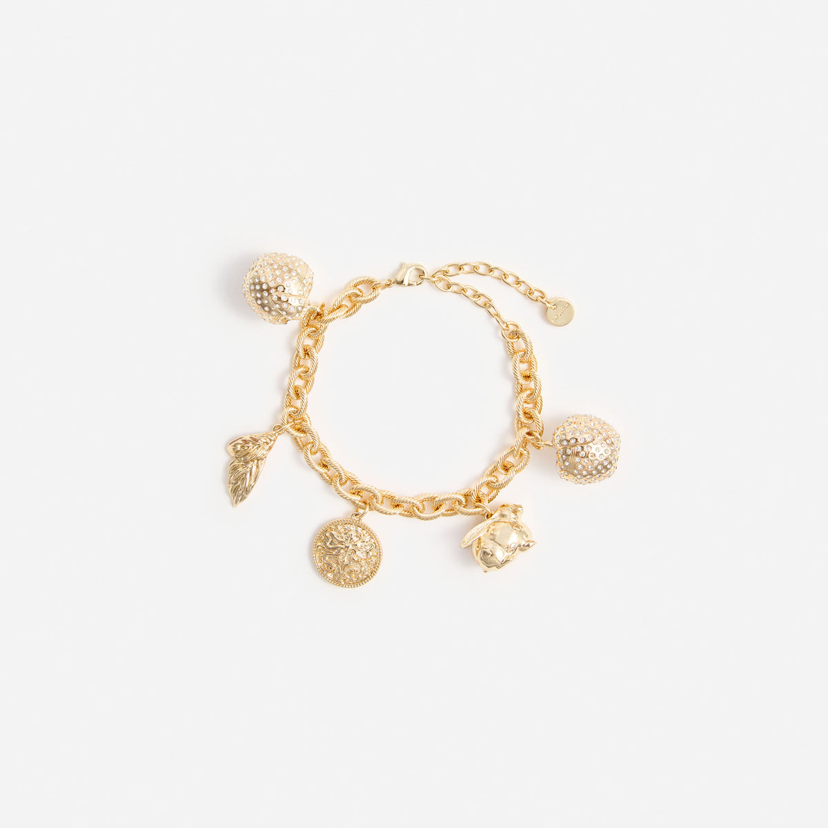 Gold Charm Bracelet