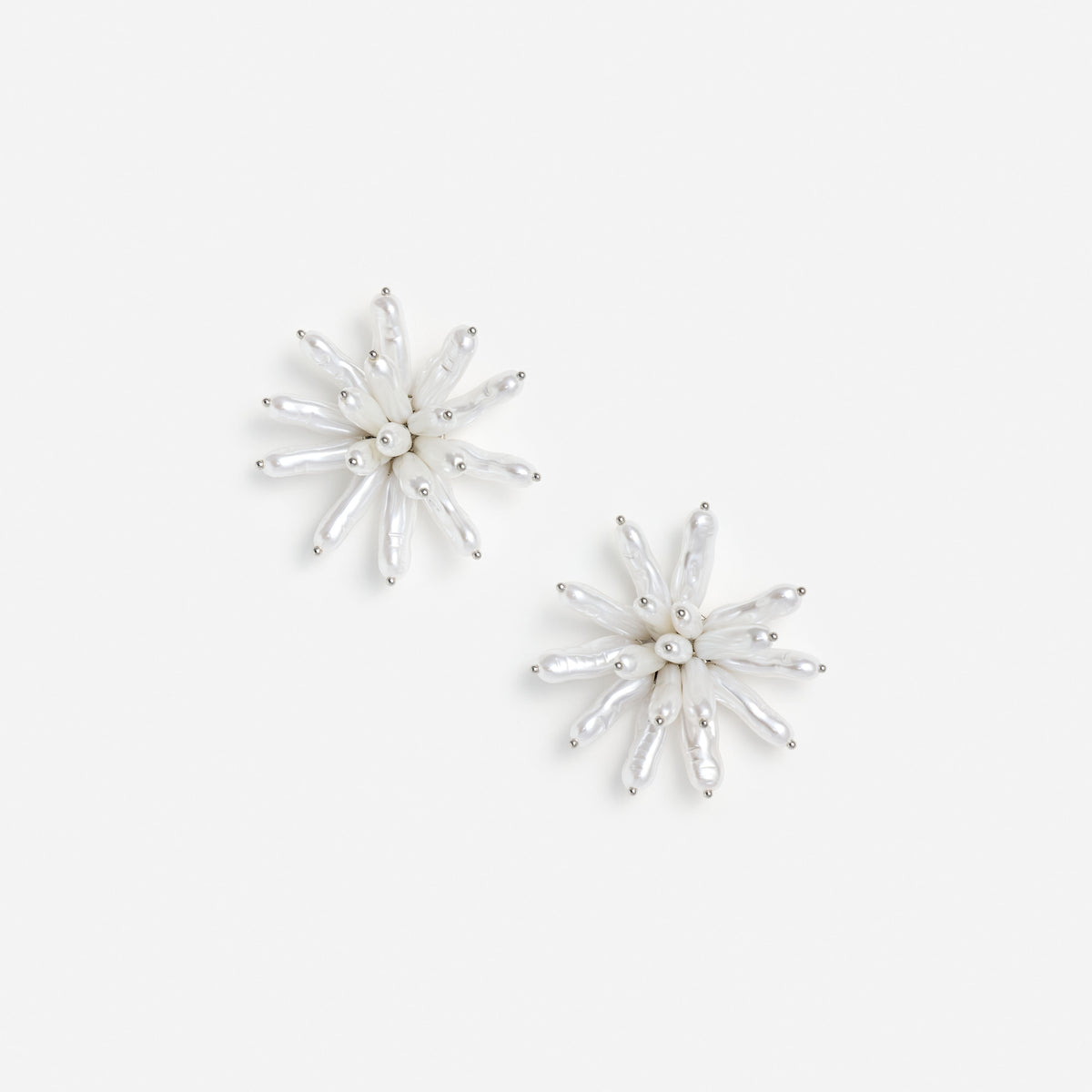 Pearl Cluster Earrings