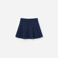 Navy Alpaca Knit Skirt