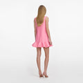 Pink Taffeta Mini Dress