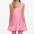 Pink Taffeta Mini Dress