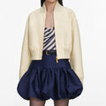 Cream Cotton Canvas Jacket