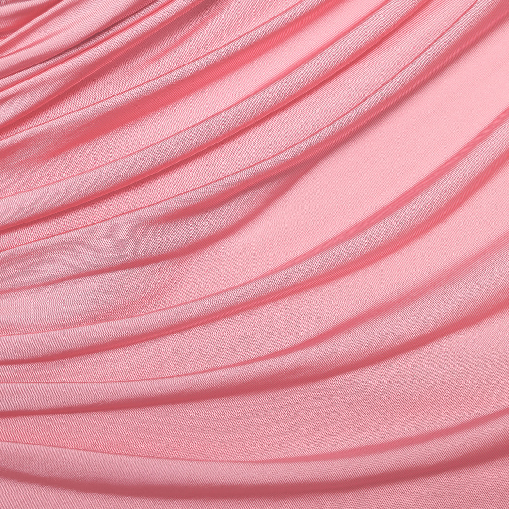 A close up of the fabric for the Pink Jersey Gathered Top