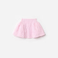 Pink Lace Bow Knit Skirt