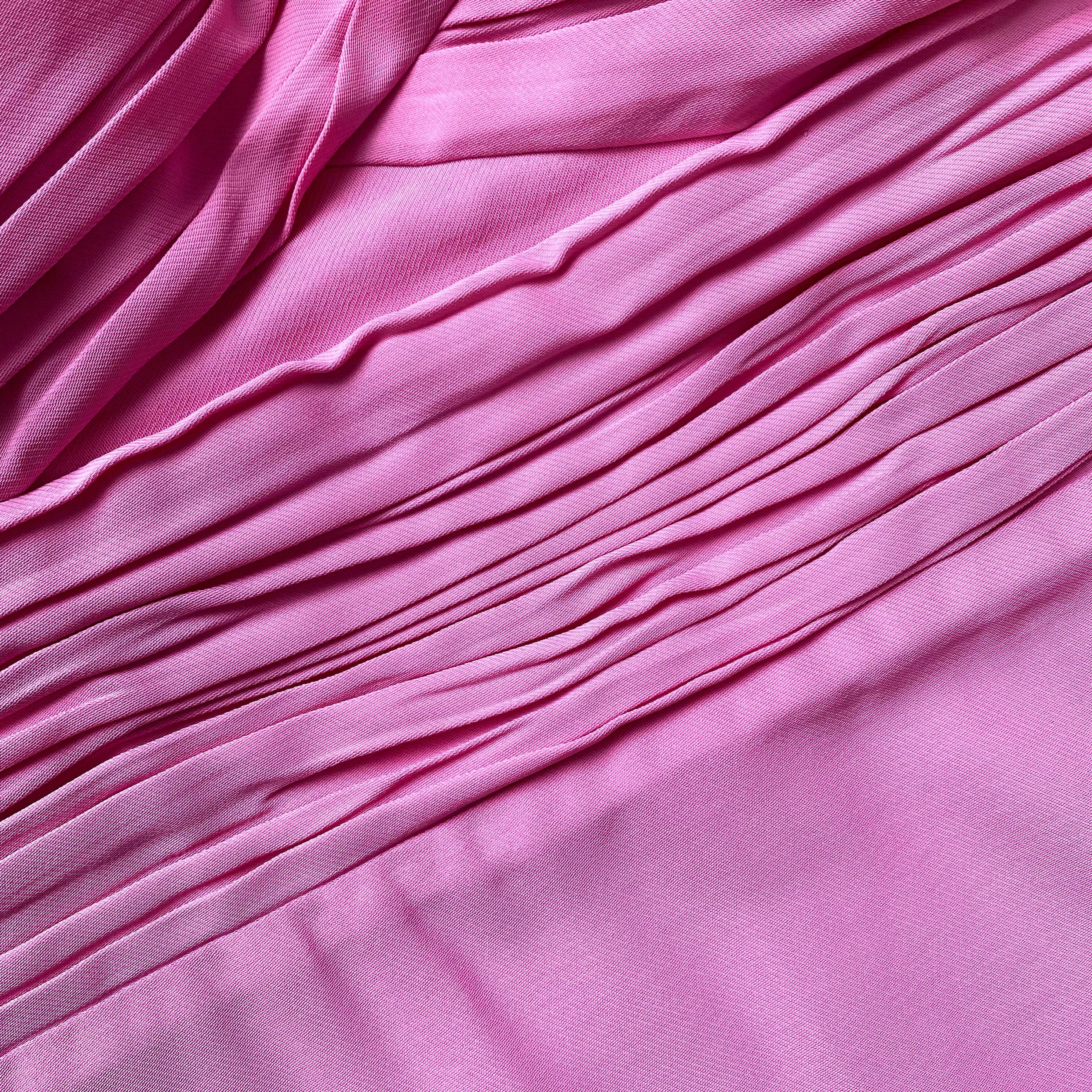 Pink Iris Midi Dress