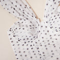 Polka Dot Off Shoulder Mini Dress