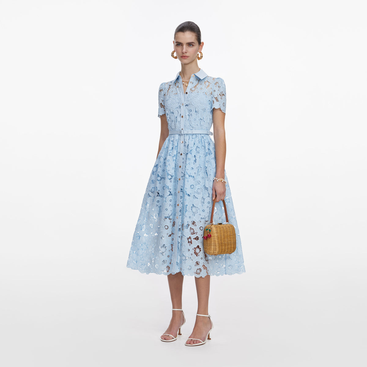 self portrait lace midi dress blue Collared – self-portrait 25SPR Color:Lemon Yellow Fitted style This style Cami Cowl Front Satin