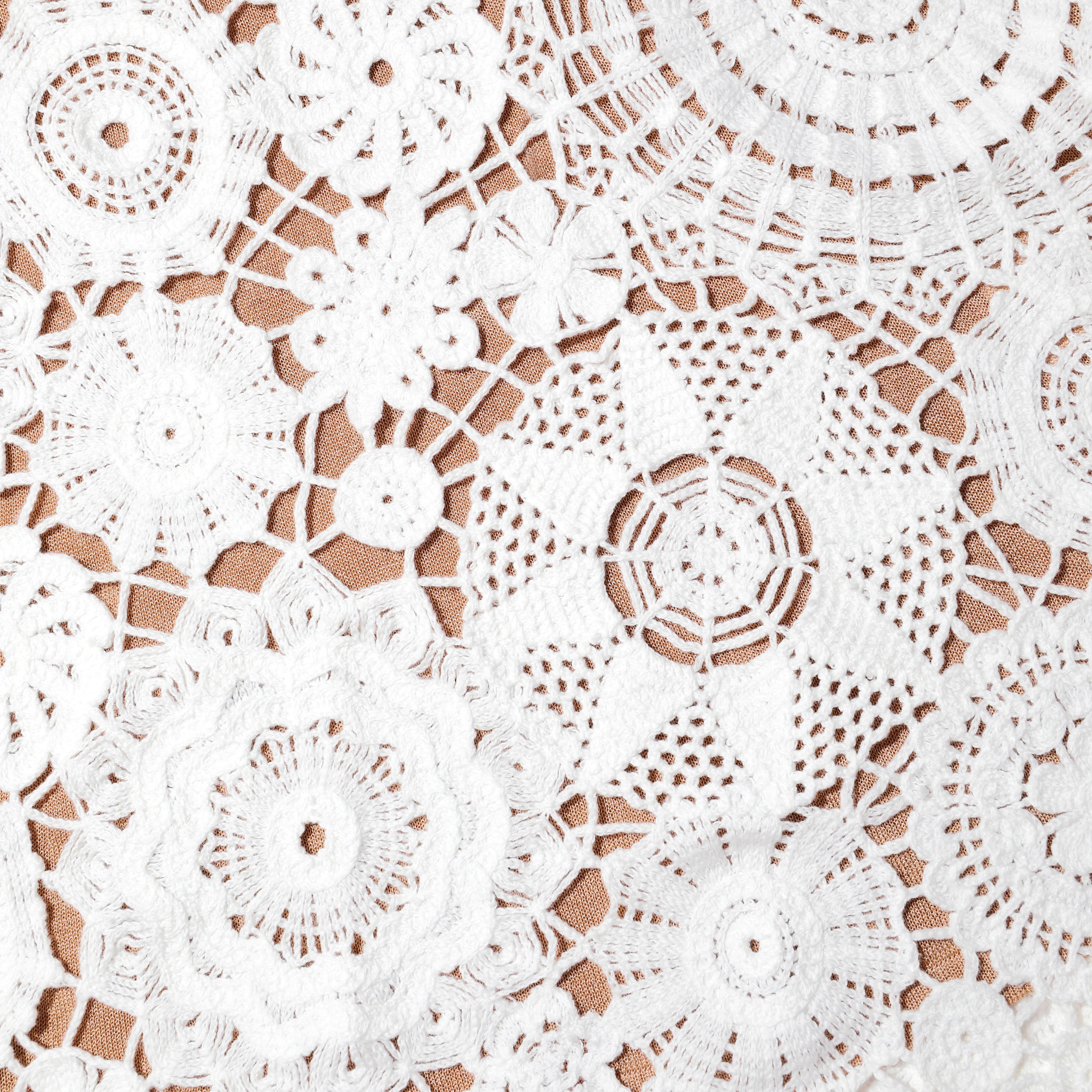 White Crochet Maxi Dress