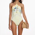 Yellow Floral Swimsuit