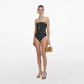 Black Polka Dot Swimsuit