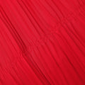 Red Chiffon Off Shoulder Midi Dress