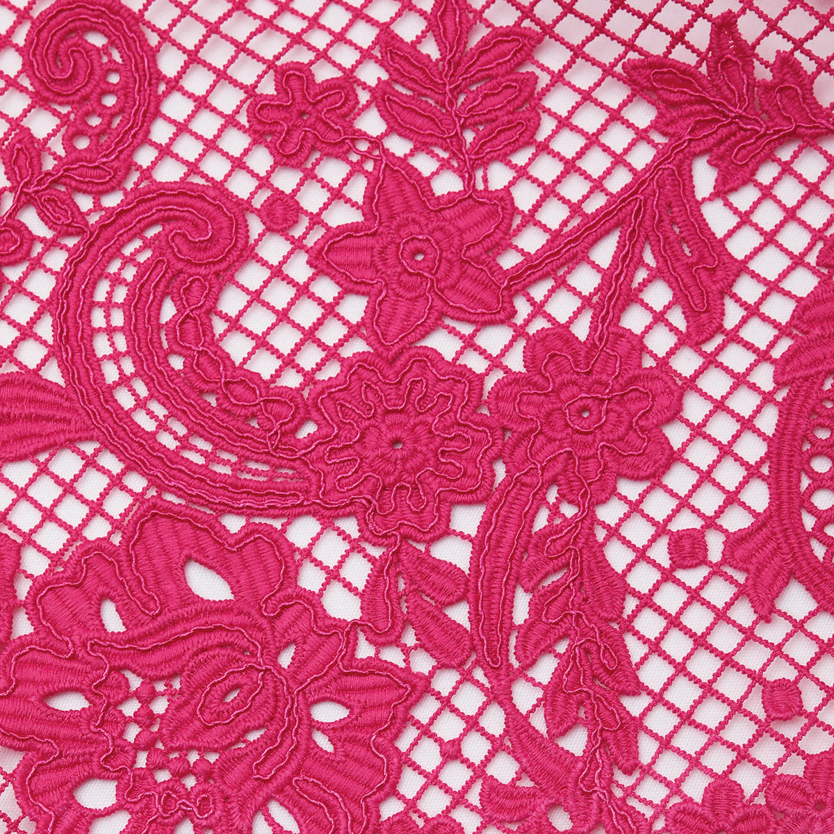 Pink Lace Maxi Dress