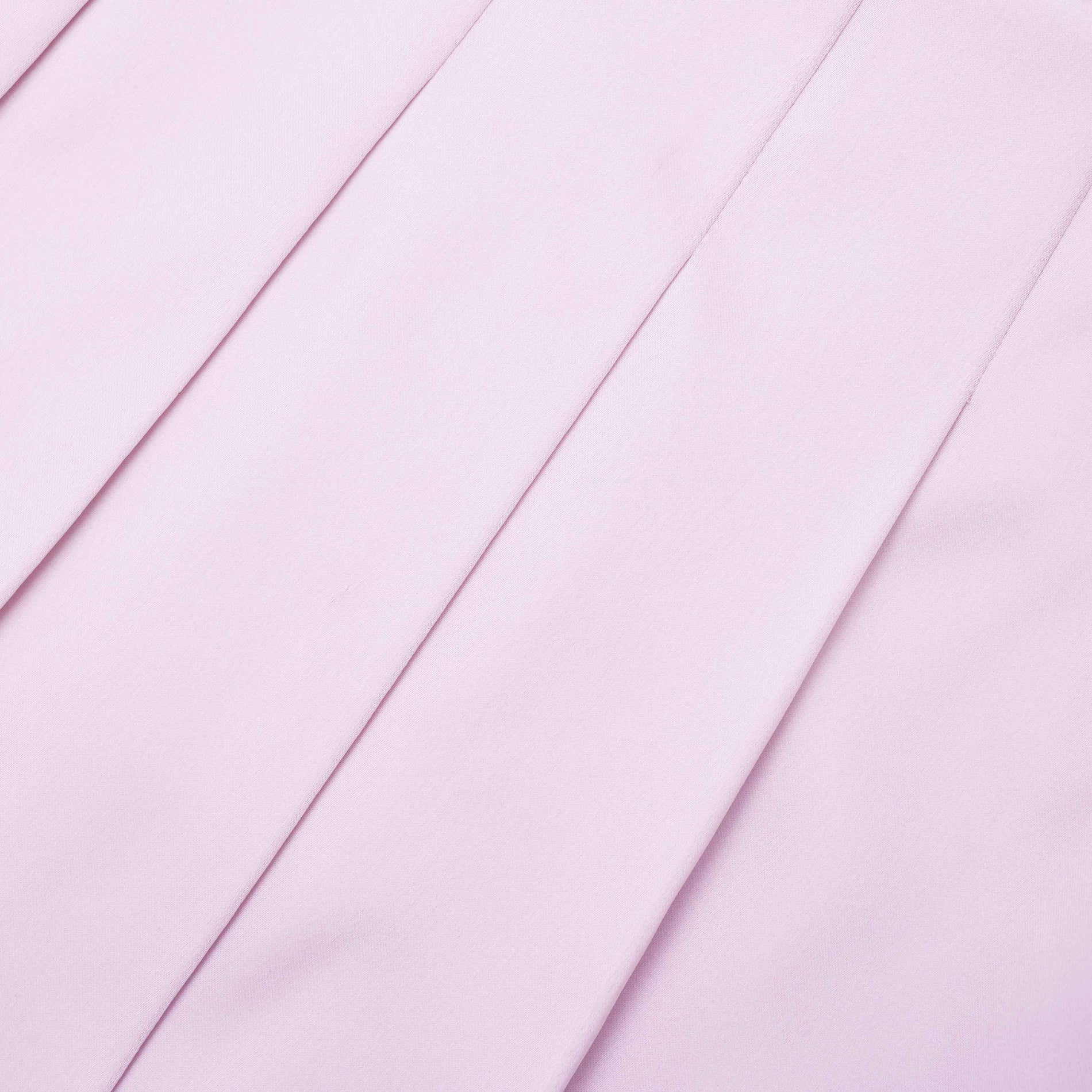 A close up of the fabric for the Pink Satin Mini Skirt