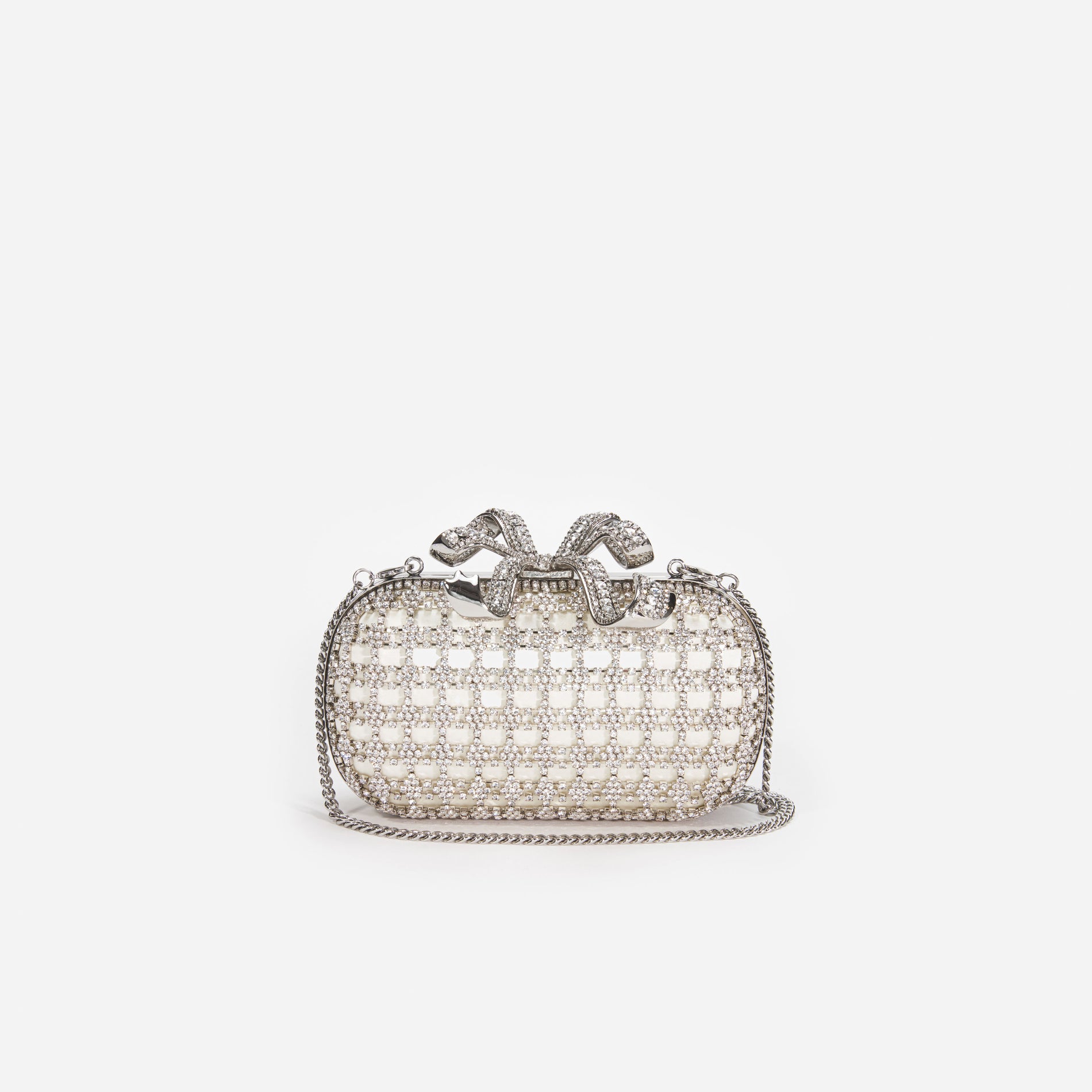 Champagne Crystal Clutch Bag