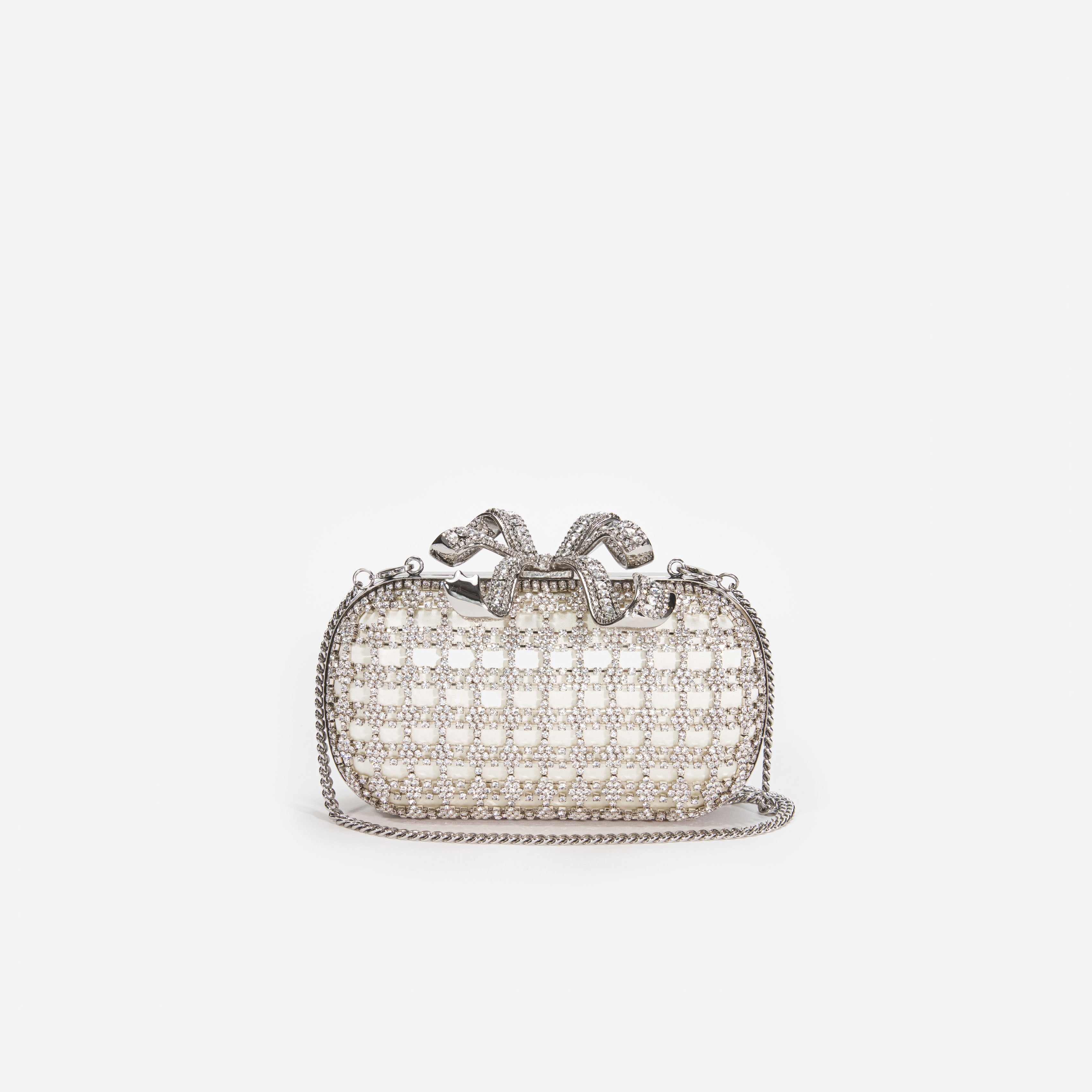 Champagne Crystal Clutch Bag