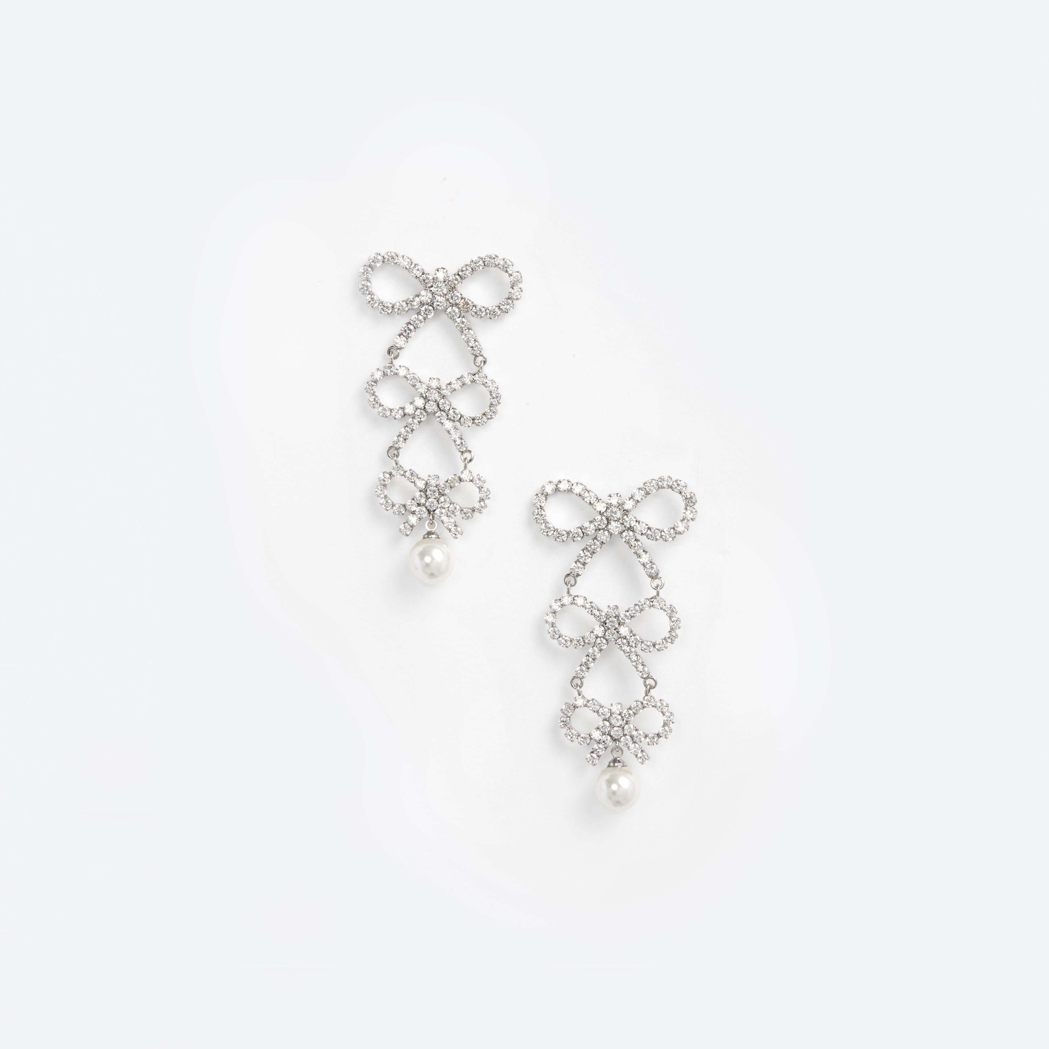 self-portrait Women's Bow Earrings Gold main image 1