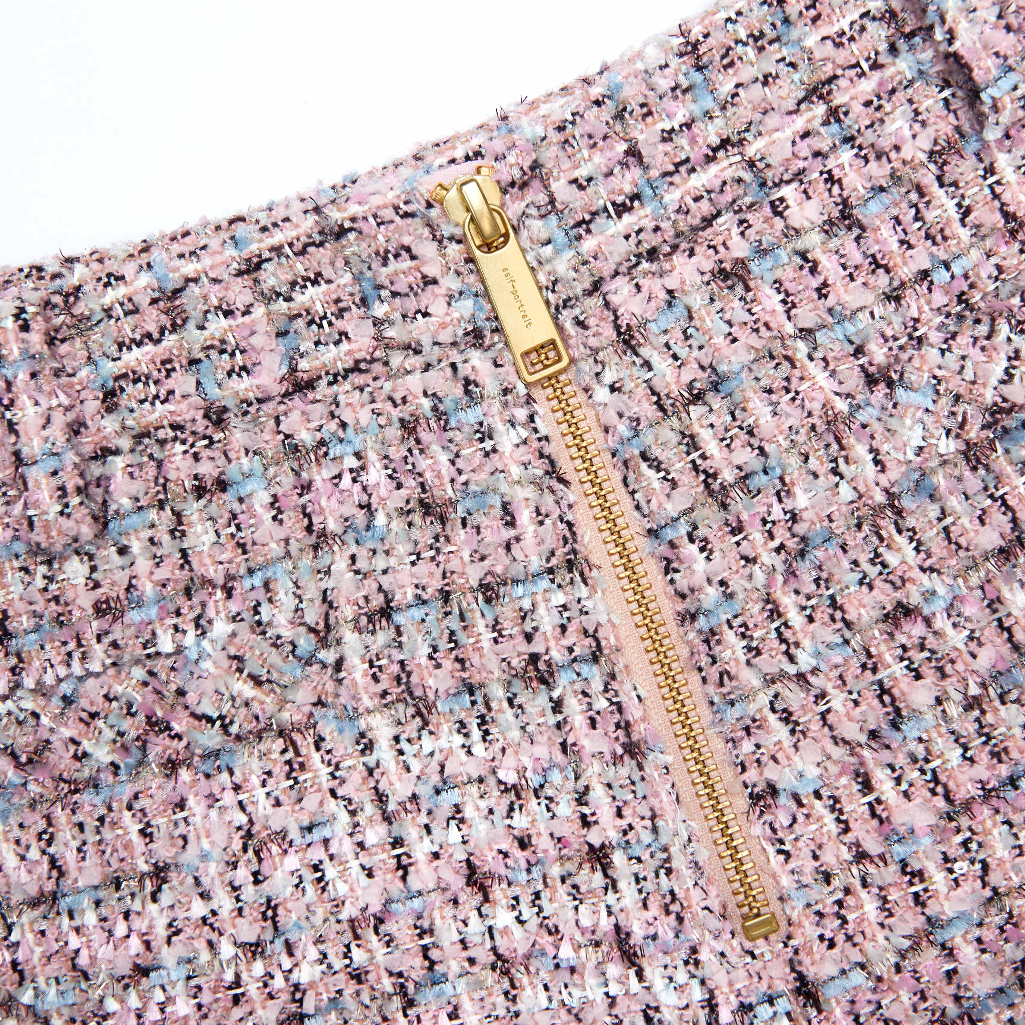 Pink Boucle Shorts