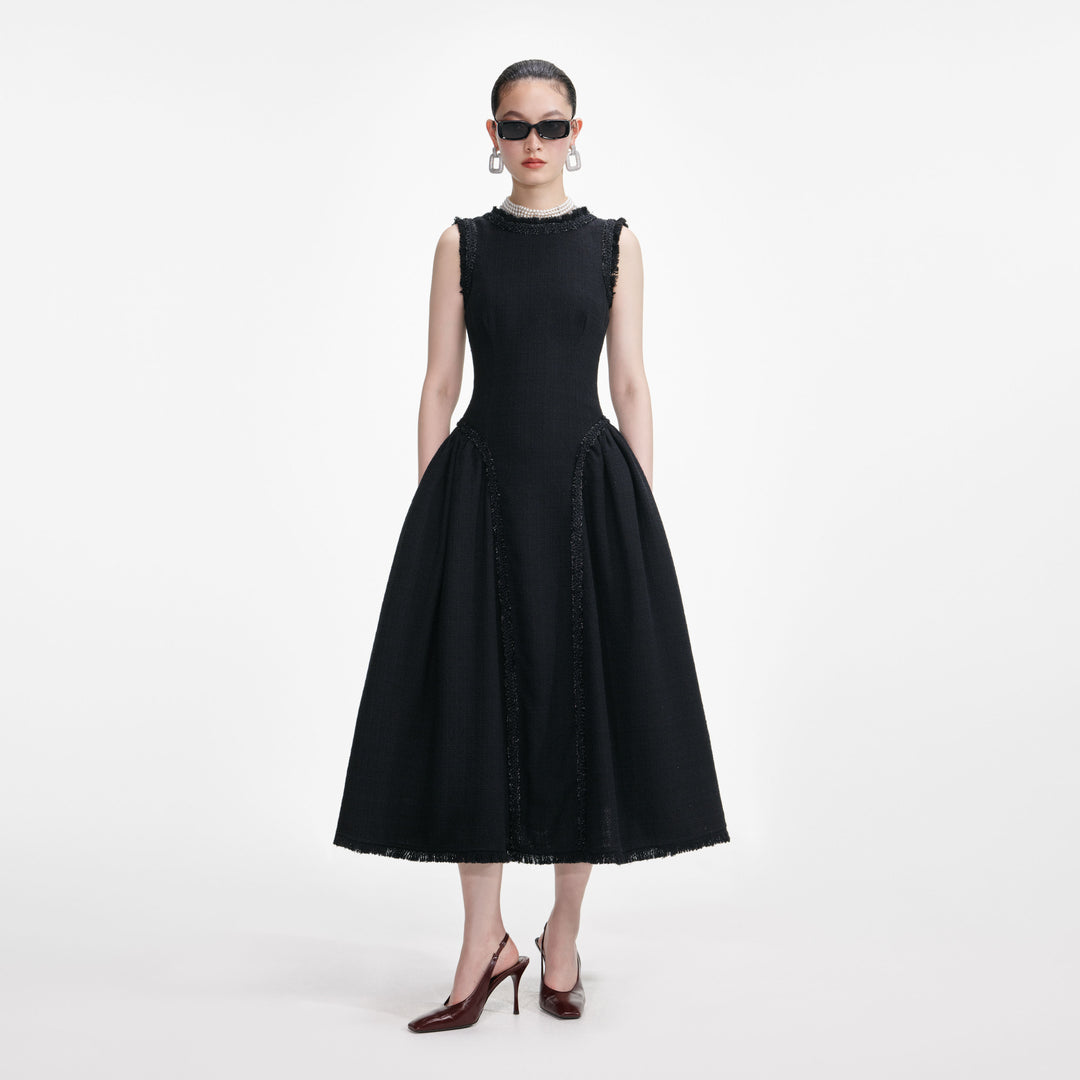 Short bouclÃ© dress