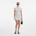 Check Boucle Mini Dress