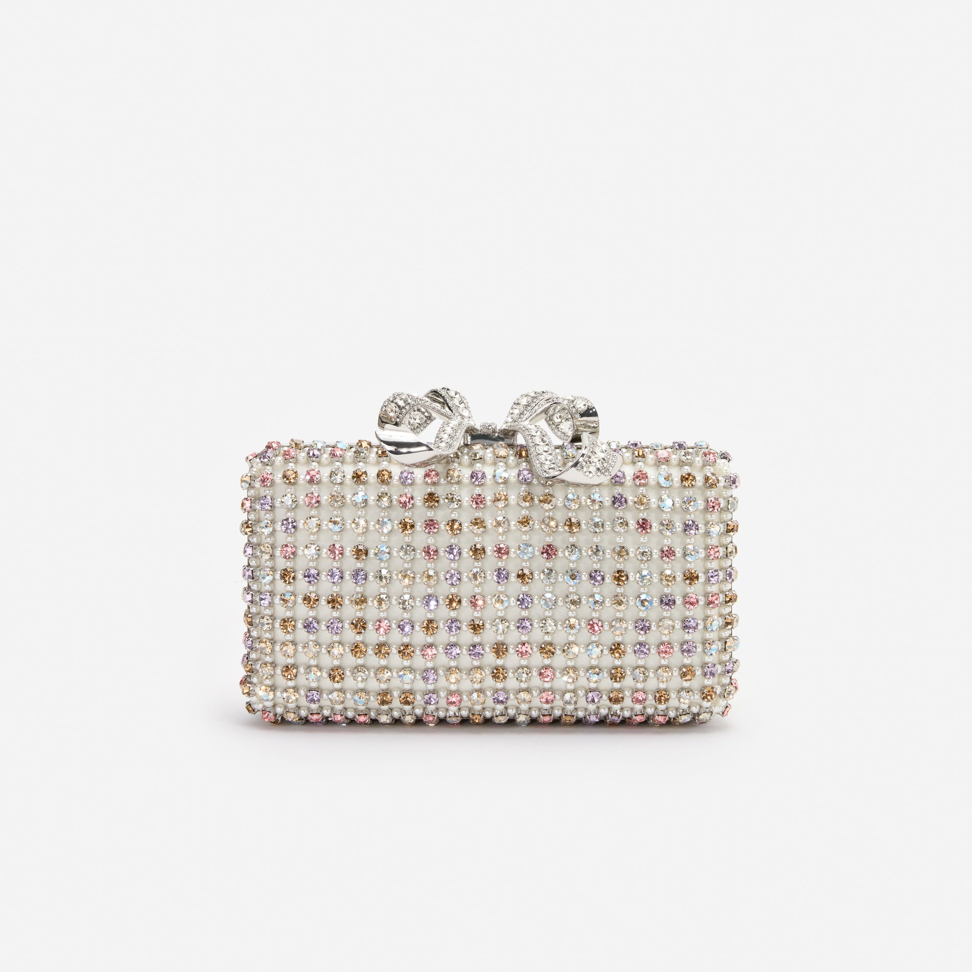 Multi Crystal Clutch Bag