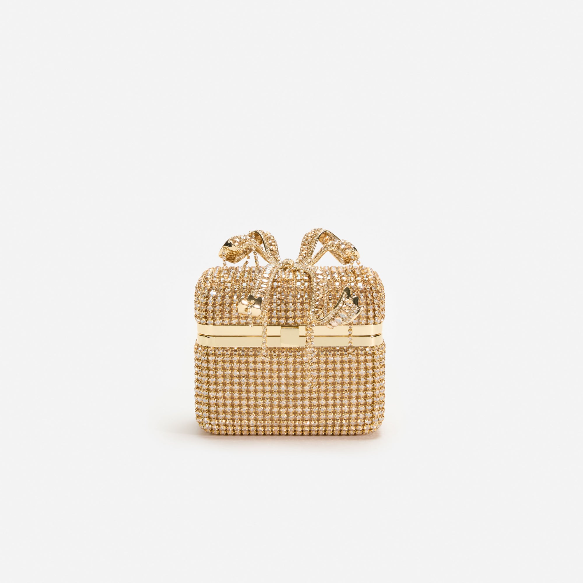 Gold Crystal Vanity Case