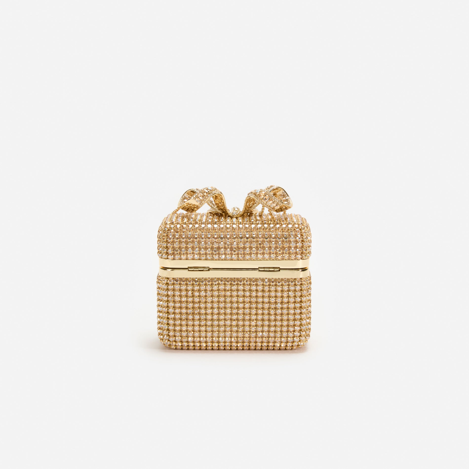 Gold Crystal Vanity Case