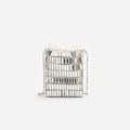 Silver Crystal Mini Bag
