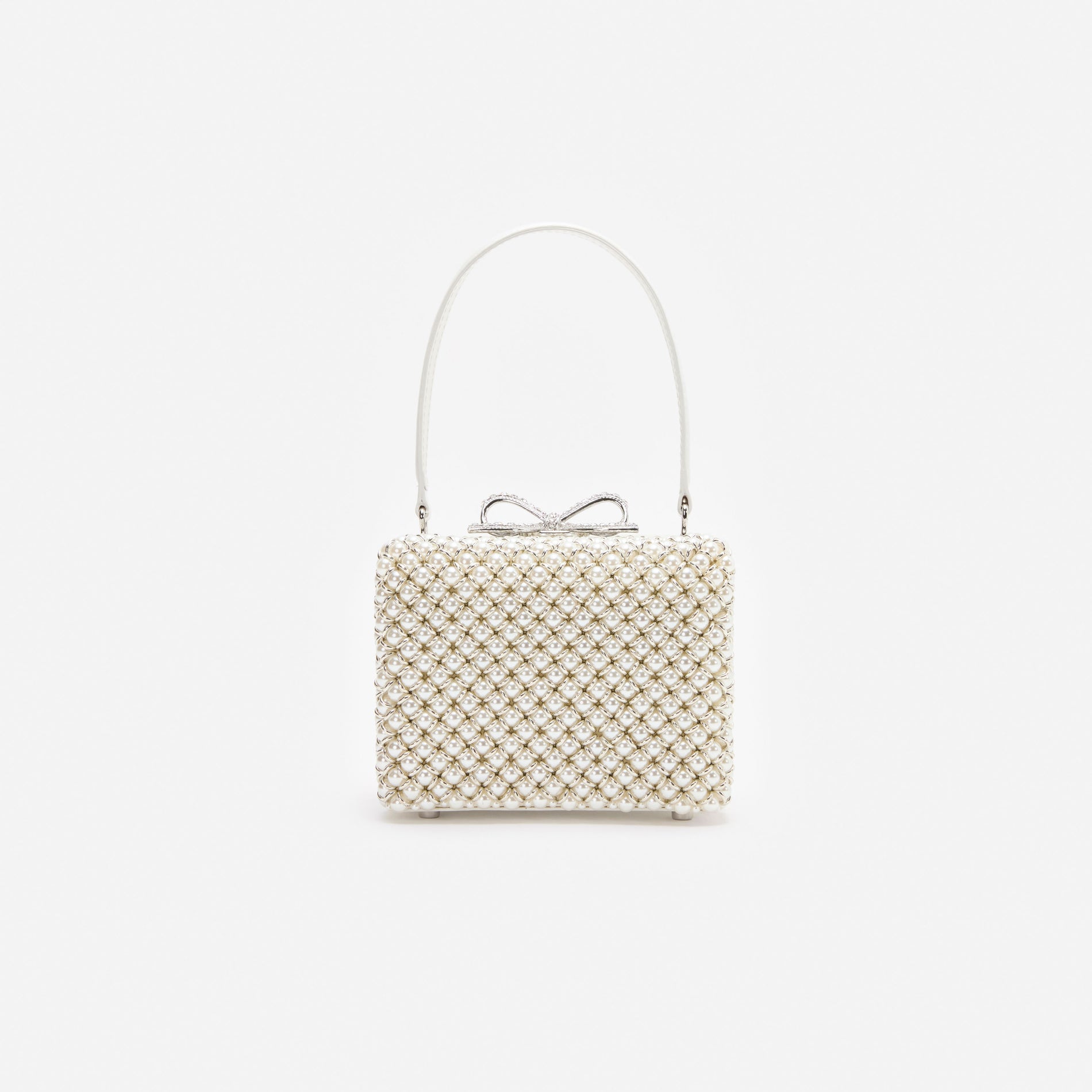 Pearl Embellished Micro Bag
