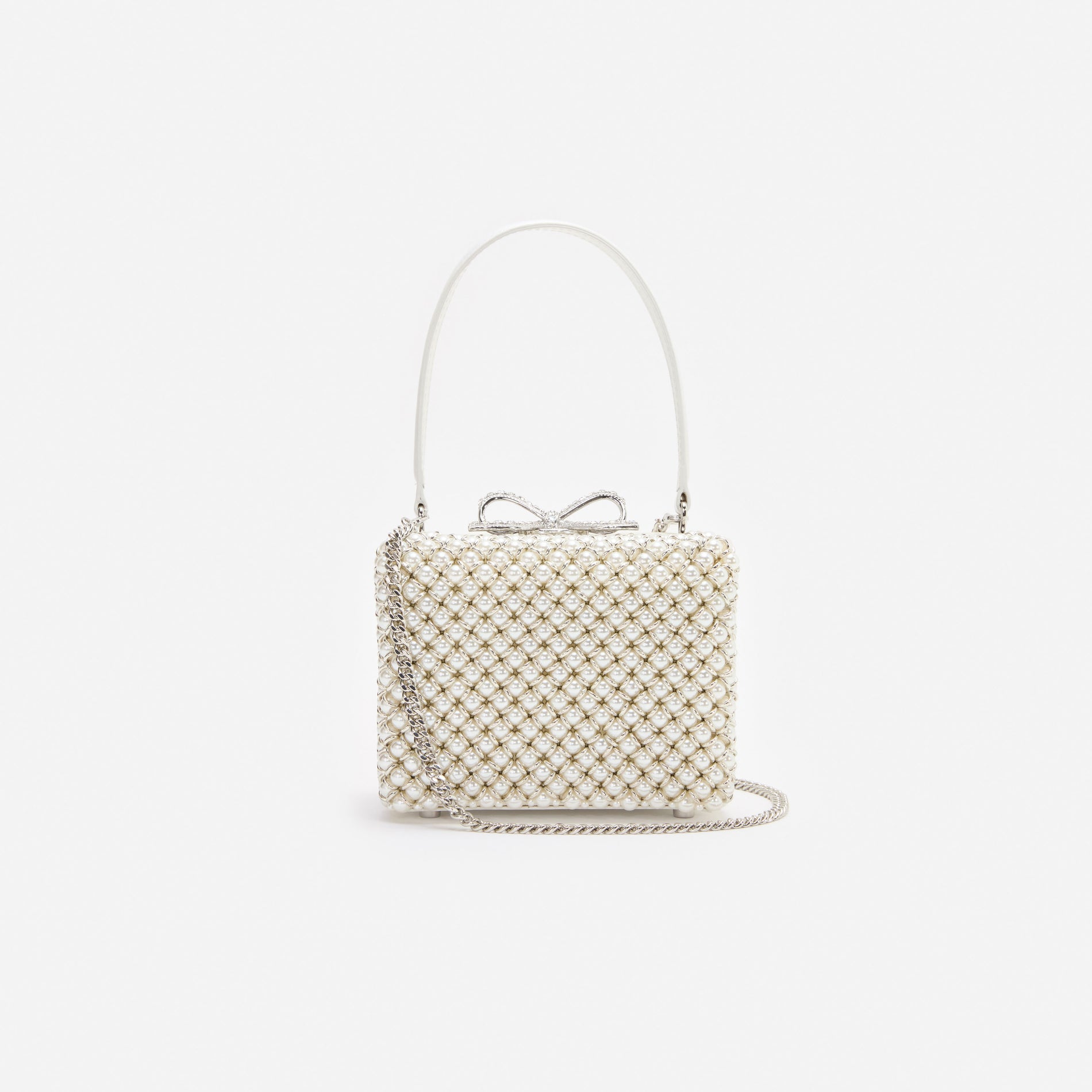 Pearl Embellished Micro Bag