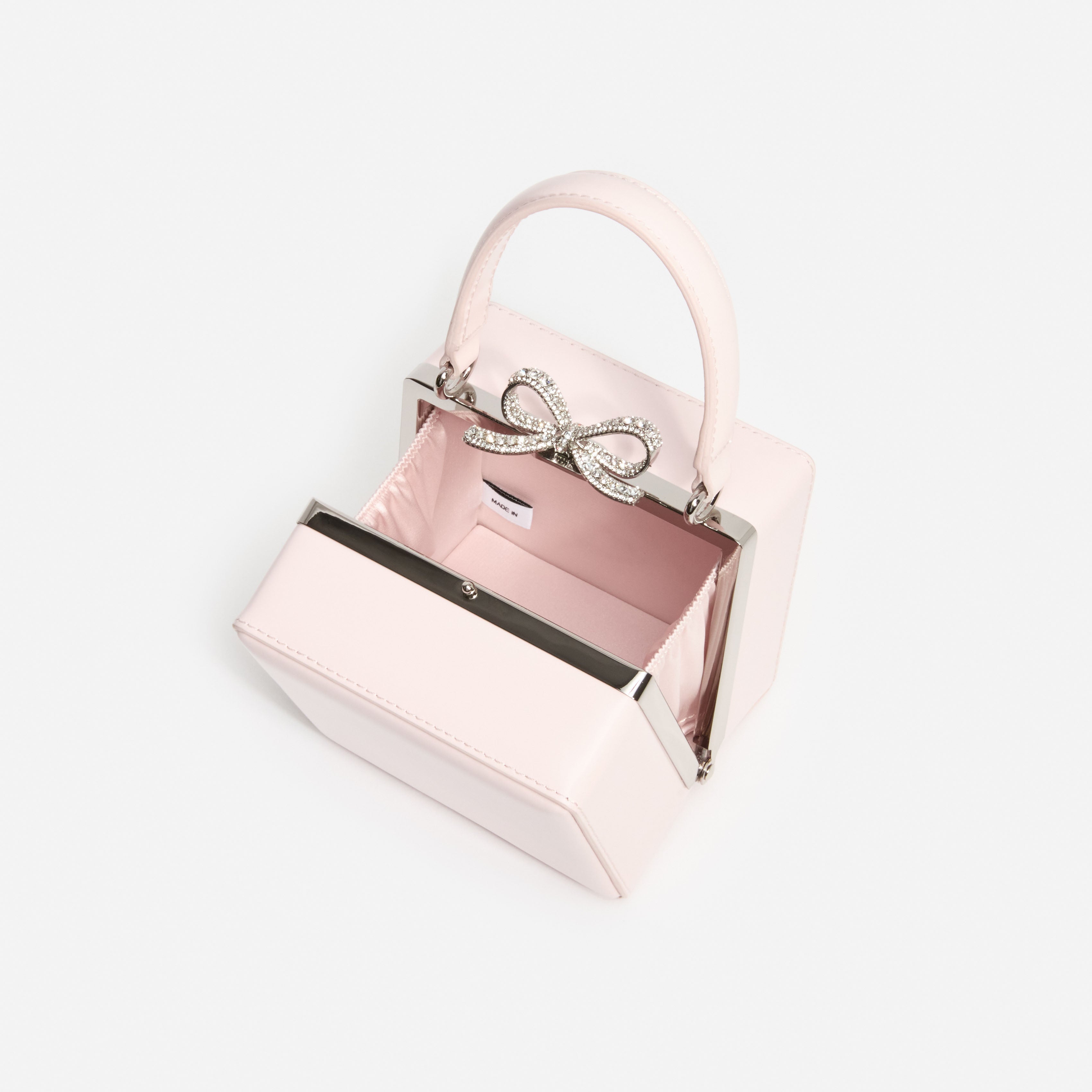 Pink Leather Micro Bag – self-portrait