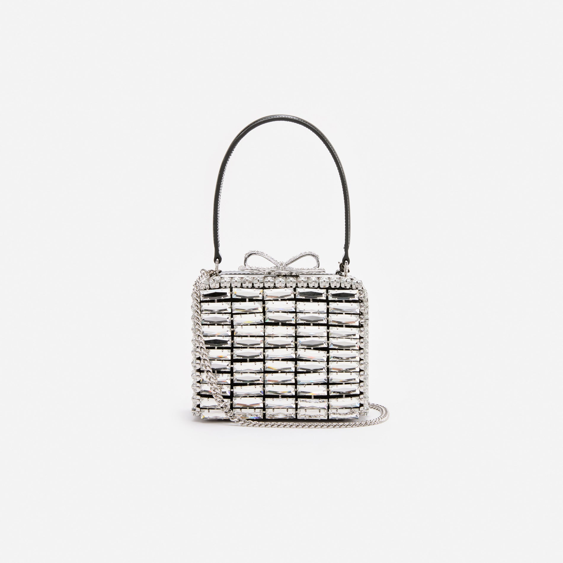 Silver Crystal Micro Bag