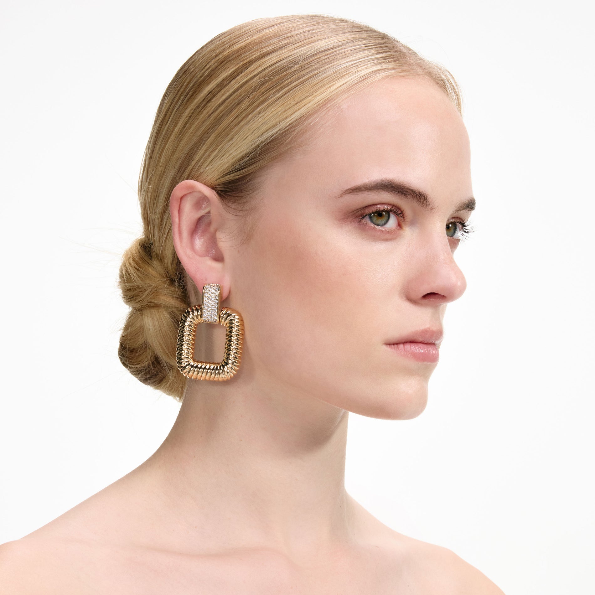 Gold Knocker Earrings