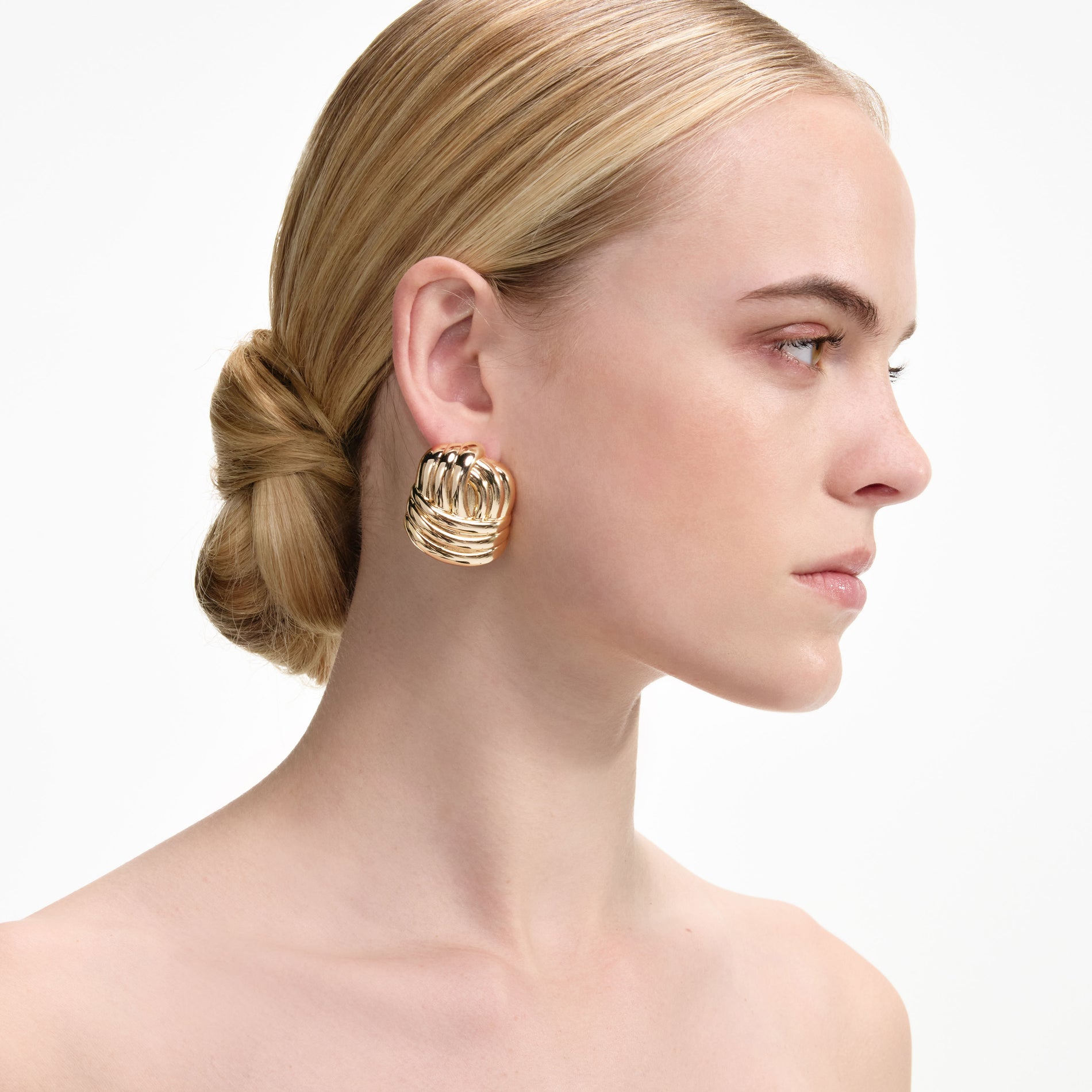 Gold Knot Earrings