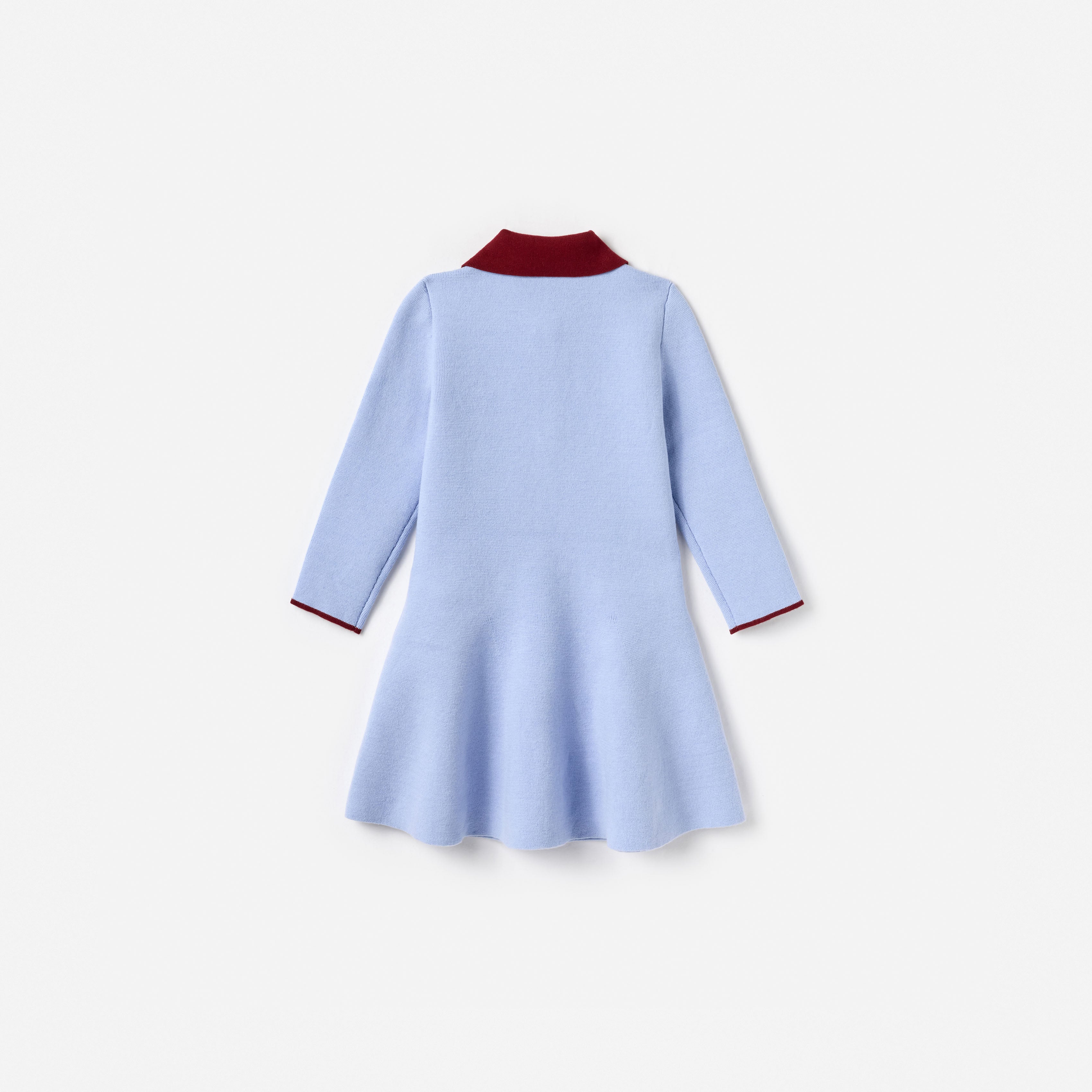 Blue Flat Knit Dress