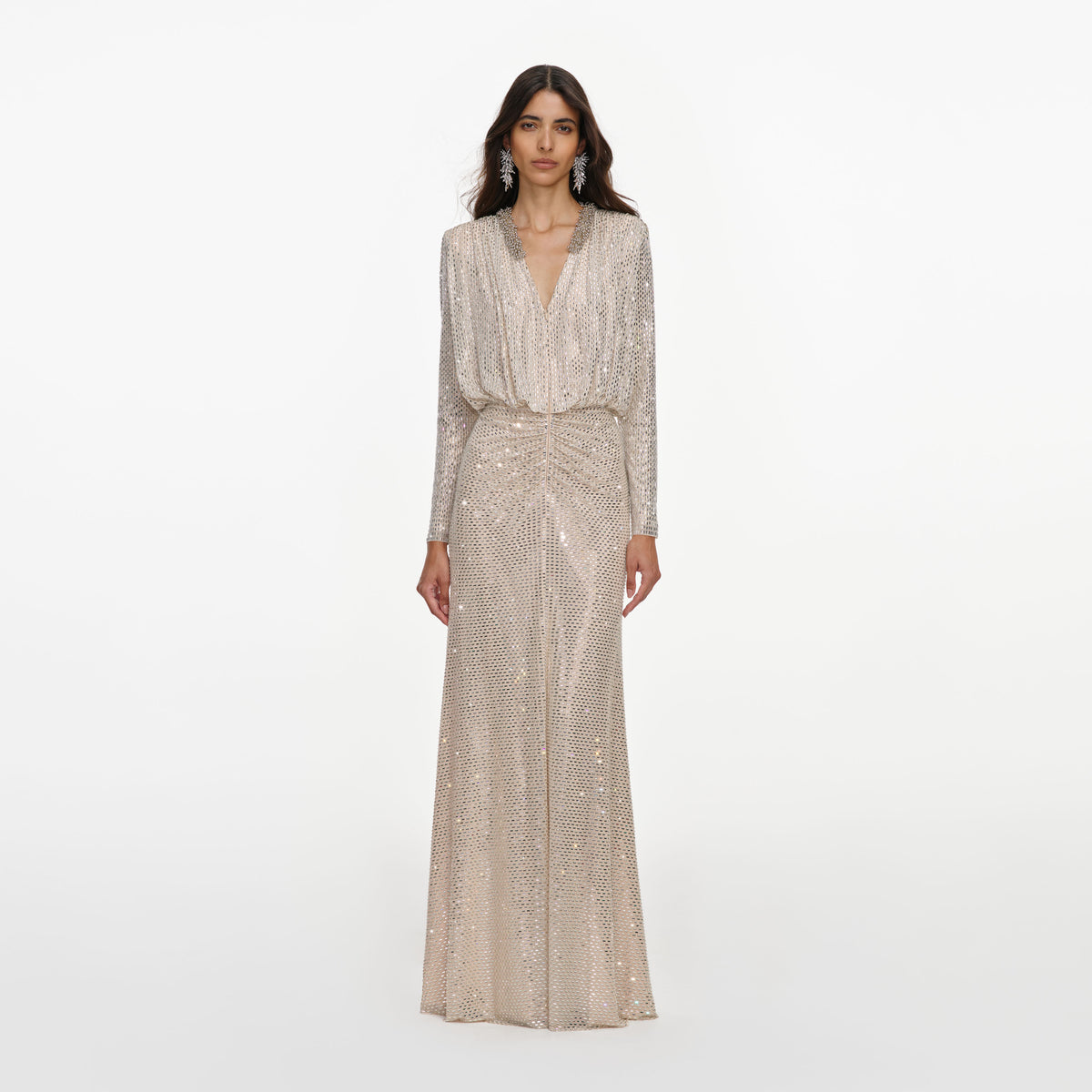 Rhinestone Dresses – self-portrait