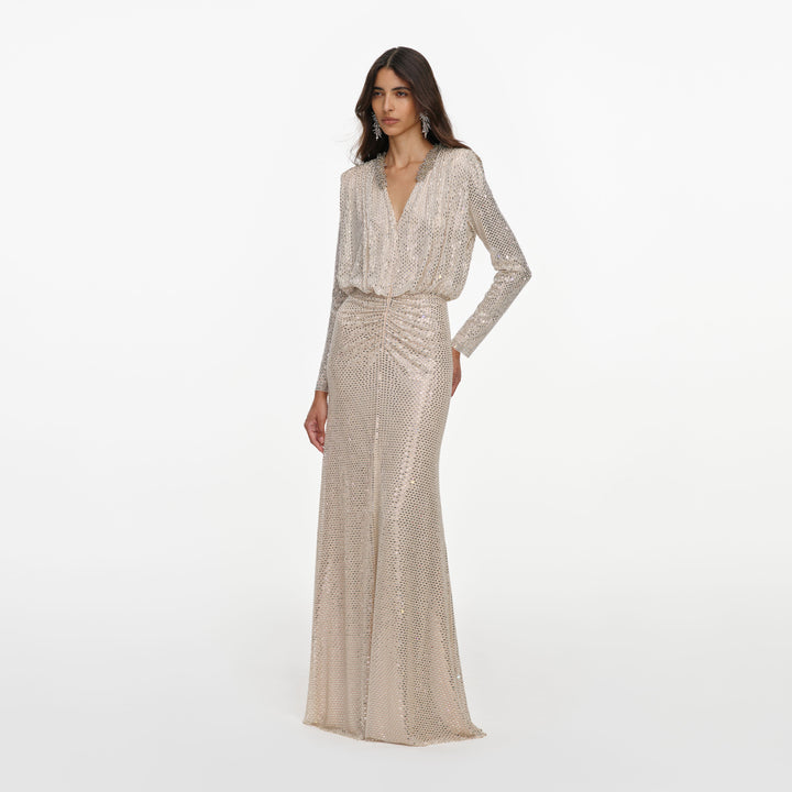 Rhinestone Dresses – self-portrait