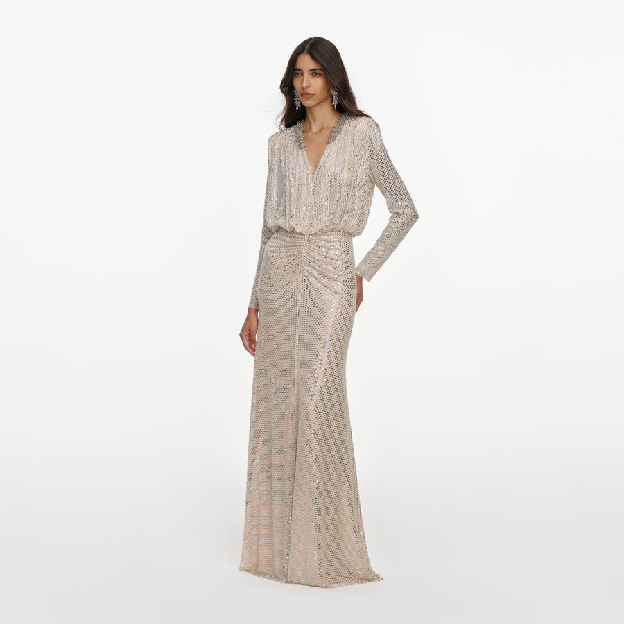 Rhinestone Dresses – self-portrait