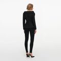 Black Metallic Boucle Jacket
