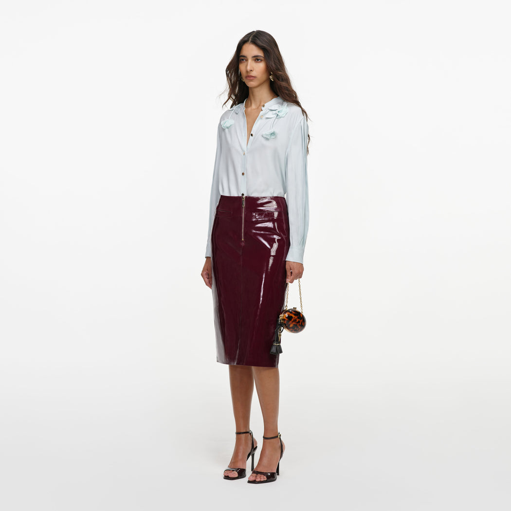 Light Blue Viscose Blouse
