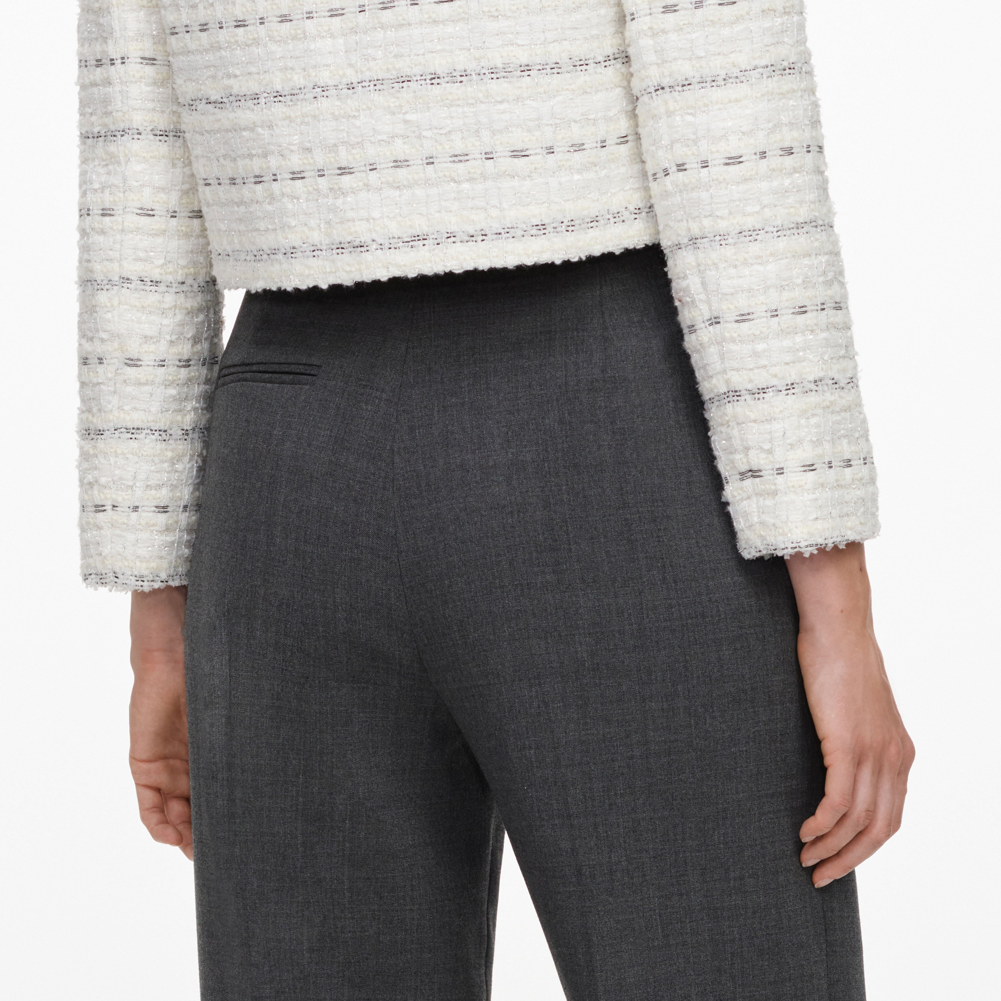 Grey Tailored Trousers