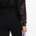Black Capri Knit Leggings